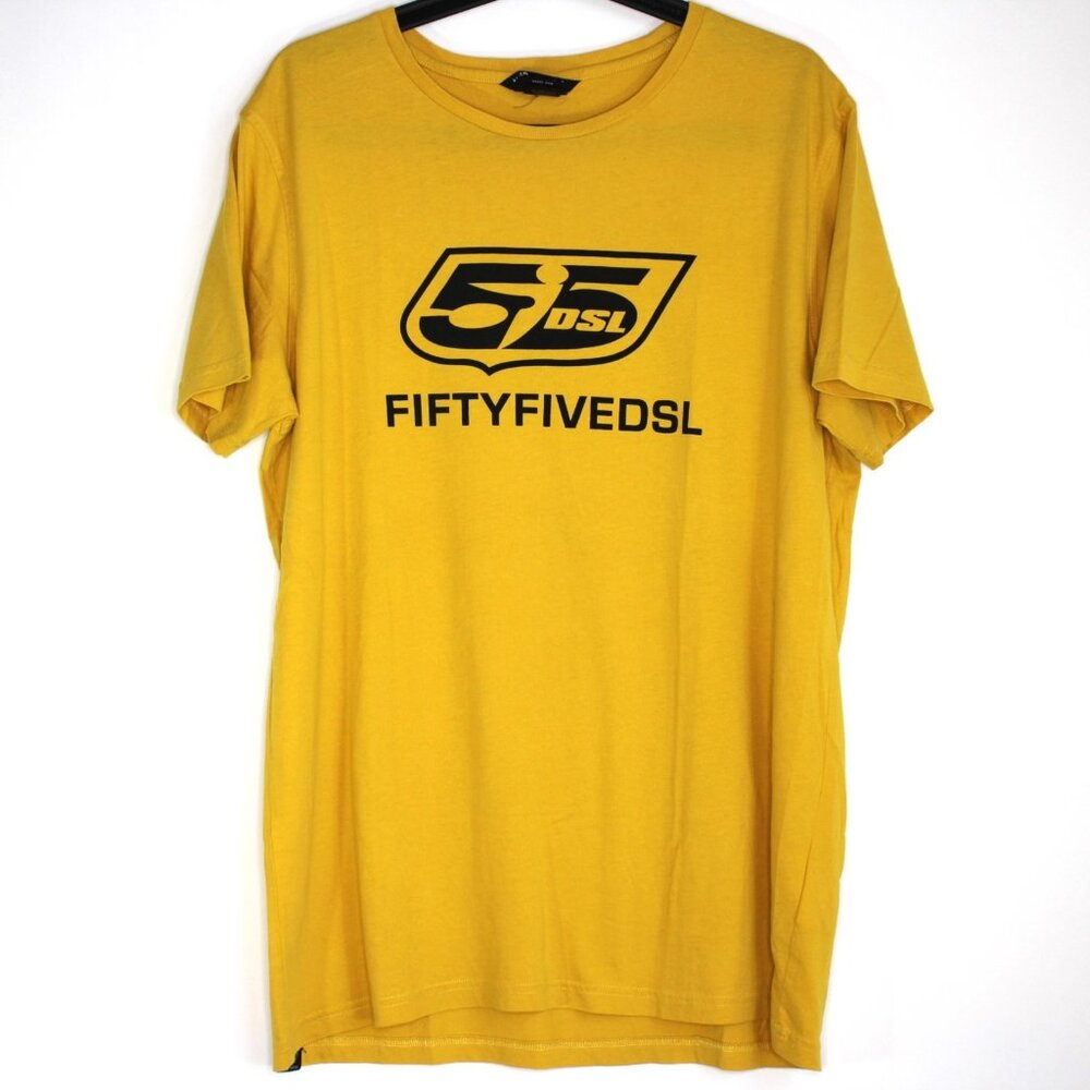 Diesel 55DSL Mens Large Spell Out T-Shirt RARE Q1105